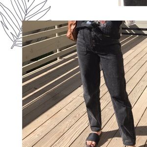 VINTAGE BLACK WASH JEANS